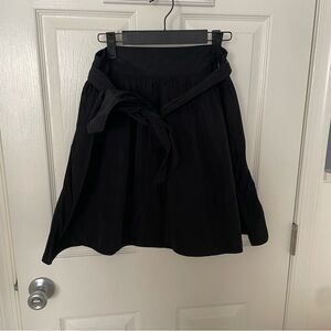EXPRESS TIE WAIST SKIRT BLACK SIZE 8 WOMENS Workwear Casual NWOT